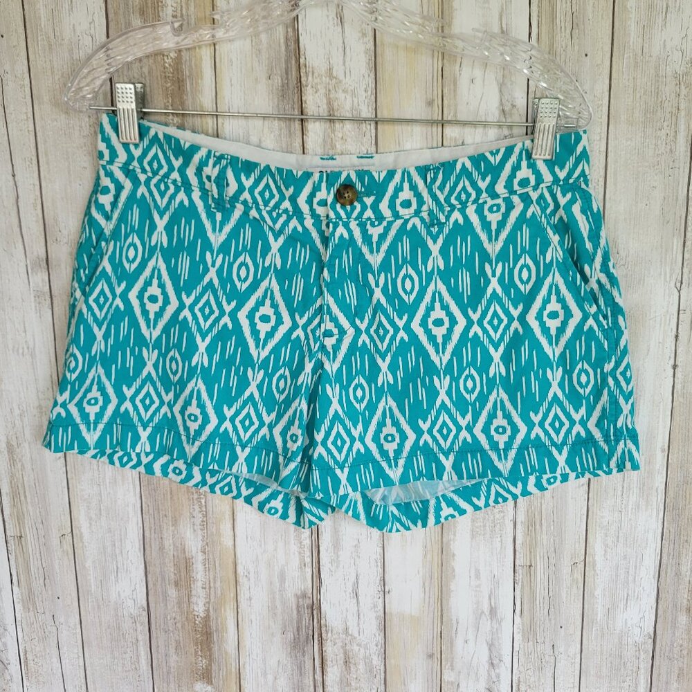 Old Navy Womens Chino Shorts Sz 6 Green